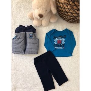 3-6M Winter Vest Set